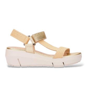 Wonders D- Sandalias de Piel Flynn 90 dorado