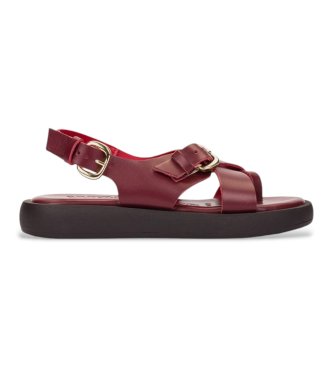 Para mujer. AB-1332_5338_12254 Sandalias de Piel Horizon 32 (36), Plano, Hebilla, Casual