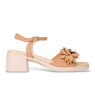 Wonders D- Sandalias de Piel Moai 02 Beige
