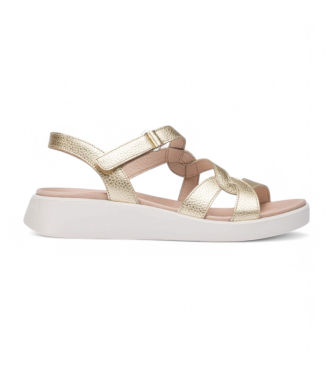 Wonders C- Sandalias de piel Cordelia dorado
