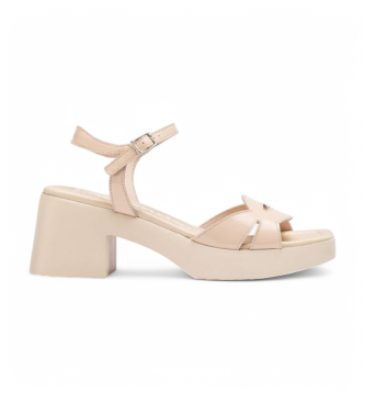 Wonders D- Sandalias de Piel Libertad nude