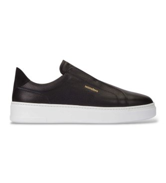 Wonders CB- Zapatillas de Piel Marley 60 Negro