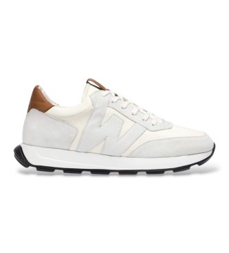 Wonders CB- Zapatillas de Piel Rin blanco