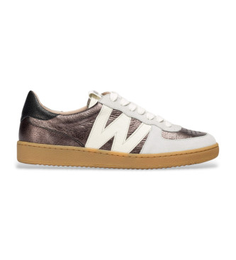 Wonders para mujer. AP-2002 Zapatillas Nubia 02 bronce (40), Plano, Cordones, Casual