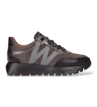 Wonders A- Zapatillas de Piel Odisei gris