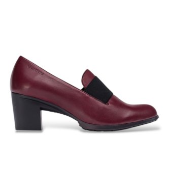 Wonders G- Zapatos de Piel Elásticos Burdeos