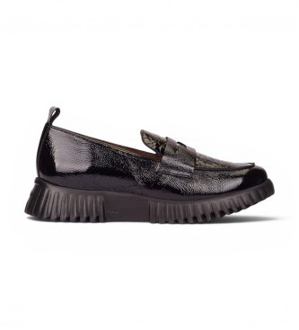 Wonders A-4420 Mocasines de Piel Mix negro
