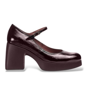 Wonders H- Zapatos De Piel Lady Granate