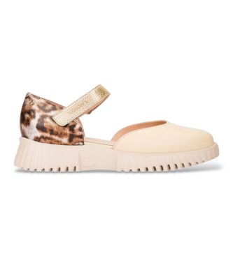 Wonders A- Sandalias de Piel Flexfly 12 Beige