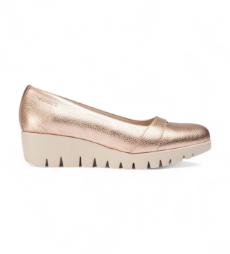 Wonders para mujer. C-33333_5432_7422 Zapatos de Piel Alira bronce (37), 3 a 5cm, Ninguno, Casual