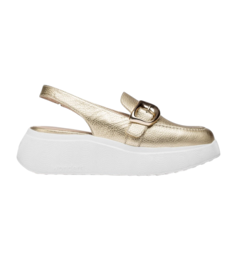 Wonders A- Zapatos Destalonados de piel Acalia dorado