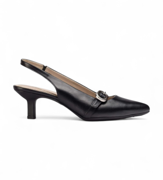 Wonders para mujer. G-7101_1960_5792 Zapatos de Piel Gaia negro (38), 3 a 5cm, Ninguno, Casual, Clásico