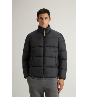 Woolrich para hombre. CFWOOU2086MRUT2635 Abrigo Plumífero Cloud de microfibra negro (XXL), Casual, Poliéster
