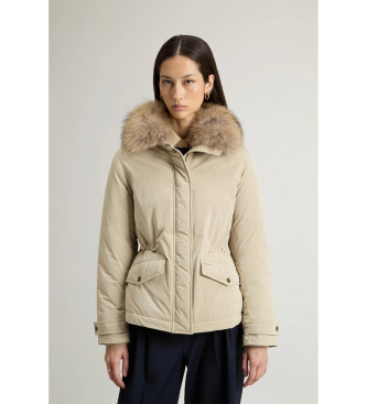 Woolrich para mulher. CFWWOU2043FRUT5092 Casaco Grace em poliéster bege (L), Casual, Poliamida