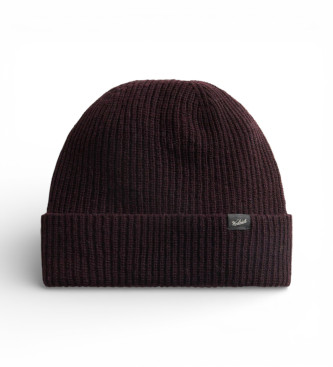 Woolrich para hombre. CFWOAC0331MRUF0659 Gorro de mezcla de lana vino (L), Casual, Burdeos