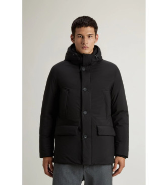 Woolrich para hombre. CFWOOU2092MRUT5182 Parka Arctic Cloud con capucha (XL), Negro, Casual, Poliéster