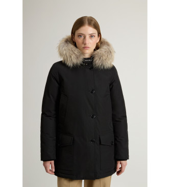 Woolrich para mujer. CFWWOU0540FRUT0001 Parka Arctic de Ramar Cloth negro (M), Casual, Algodón