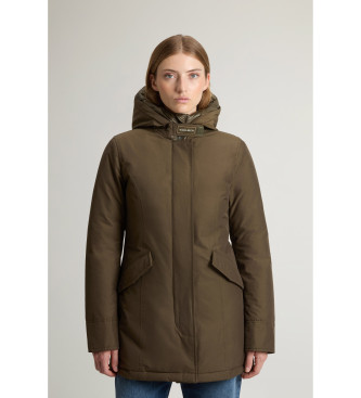 Woolrich para mujer. CFWWOU0580FRUT0001 Parka Artic en Ramar Cloth verde (L), Casual, Algodón