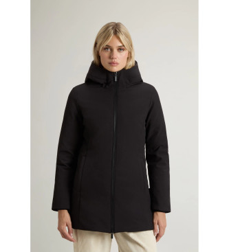 Woolrich para mulher. CFWWOU2045FRUT3496 Parka Tech Softshell Firth preta (L), Preto, Casual, Poliéster