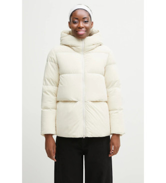 Woolrich para mujer. CFWWOU2036FRUT3107 Plumífero Cloud de nailon elástico con acabado mate beige (S), Casual, Nylon