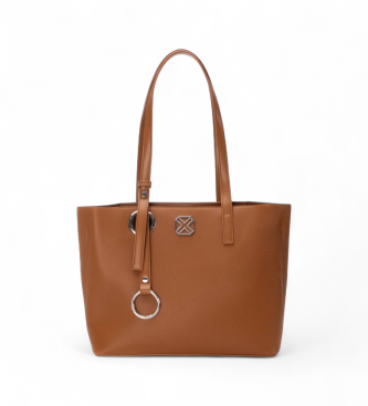 Xti para mujer. 18444603-CAMEL Bolso 184446 marrón (OSFA), Casual, Sintético