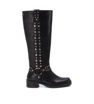 Xti para mujer. 14341501-NEGRO Botas 143415 negro (35), Plano, Cremallera, Casual