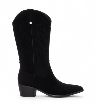 Xti para mujer. 14430801-NEGRO Botas 144308 negro (38), 3 a 5cm, Cremallera, Casual