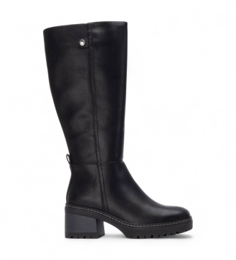 Xti para mujer. 14445301-NEGRO Botas 144453 negro (37), 3 a 5cm, Cremallera, Casual