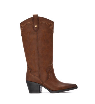 Xti para mujer. 14472302-CAMEL Botas 144723 marrón (39), 5 a 8cm, Ninguno, Casual
