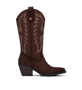 Xti para mujer. 14610203-MARRON Botas 146102 marrón (36), 5 a 8cm, Cremallera, Casual