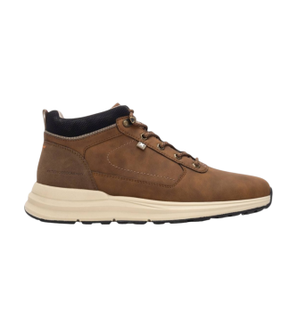 Xti para hombre. 14462402-CAMEL Botines 144624 marrón (45), Plano, Cremallera, Casual