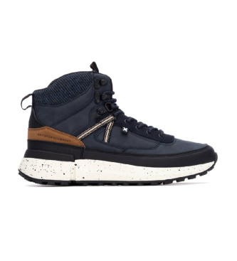 Xti para hombre. 14473203-NAVY Botines 144732 marino (44), Plano, Cordones, Casual, Outdoor