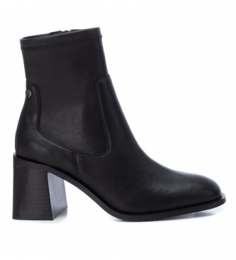 Xti para mulher. 140486 botas de tornozelo preto - calcanhar 7cm de al
