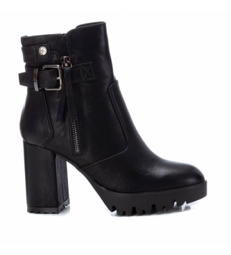 Xti para mujer. 14065001-NEGRO Botines 140650 negro - Altura tacón 9cm - (39), 8 a 10cm, Cremallera, Casual