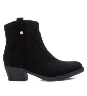 Xti para mujer. 14203902-NEGRO Botines Cowboy -Altura tacón 5cm- negro (40), 3 a 5cm, Cremallera, Casual, Imitación cuero