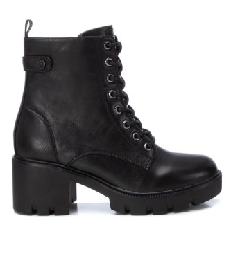 Xti para mujer. 14298301-NEGRO Botines 142983 negro (40), 5 a 8cm, Cordones, Cremallera, Casual