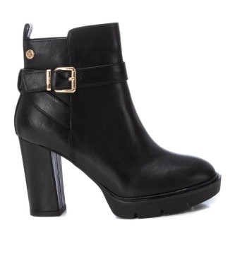 Xti para mujer. 14349001-NEGRO Botines 143490 negro (39), 8 a 10cm, Cremallera, Casual