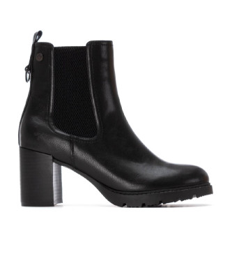 Xti para mujer. 14429901-NEGRO Botines 144299 negro (40), 5 a 8cm, Cremallera, Casual