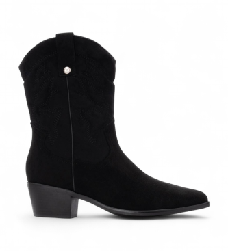 Xti para mujer. 14430701-NEGRO Botas 144307 negro (36), 3 a 5cm, Cremallera, Casual