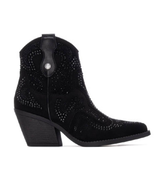 Xti para mujer. 14446503-NEGRO Botines 144465 negro (37), 3 a 5cm, Cremallera, Casual