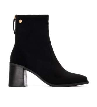 Xti para mujer. 14464302-NEGRO Botines 144643 negro (35), 5 a 8cm, Cremallera, Casual