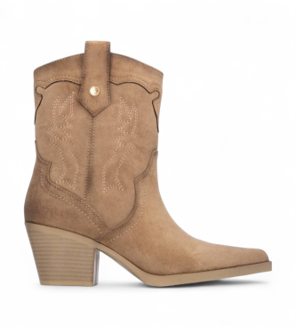 Xti para mujer. 14472101-BEIGE Botines 144721 beige (36), Marrón, 5 a 8cm, Ninguno, Casual