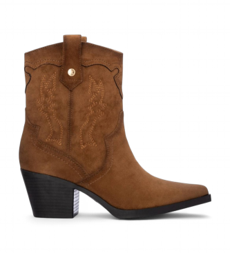 Xti para mujer. 14472102-CAMEL Botines 144721 marrón (40), 5 a 8cm, Ninguno, Casual