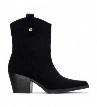 Xti para mujer. 14472103-NEGRO Botines 144721 negro (36), 5 a 8cm, Ninguno, Casual