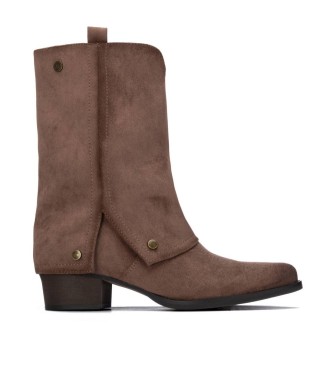 Xti para mujer. 14647801-TAUPE Botines 146478 taupe (36), 3 a 5cm, Cremallera, Casual