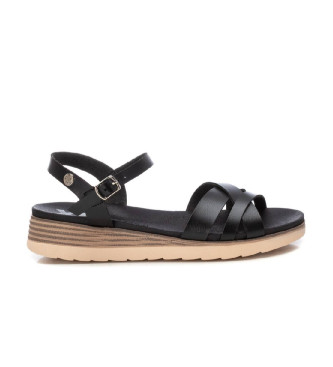 Xti para mujer. 14285203-NEGRO Sandalias 142852 negro (39), 3 a 5cm, Hebilla, Casual