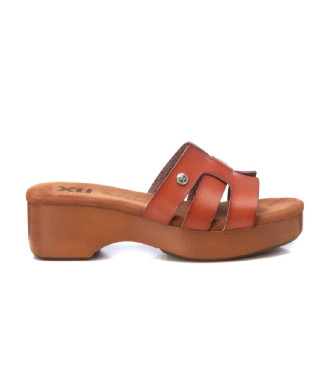 Xti para mujer. 14335402-CAMEL Sandalias 143354 marrón (37), 5 a 8cm, Ninguno, Casual
