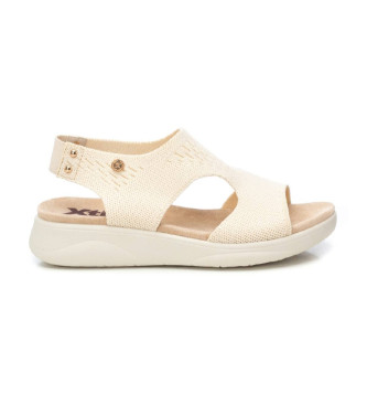 Xti para mujer. 14374602-BEIGE Sandalias 143746 beige (40), Tela, 3 a 5cm, Ninguno, Casual