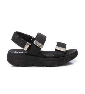 Xti para mujer. 14407303-NEGRO Sandalias 144073 negro (39), 3 a 5cm, Velcro, Casual