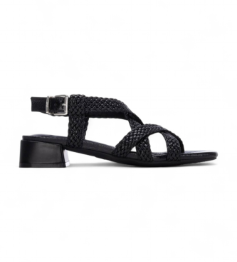 Xti para mujer. 14525902-NEGRO Sandalias 145259 negro (39), 1 a 3cm, Hebilla, Casual